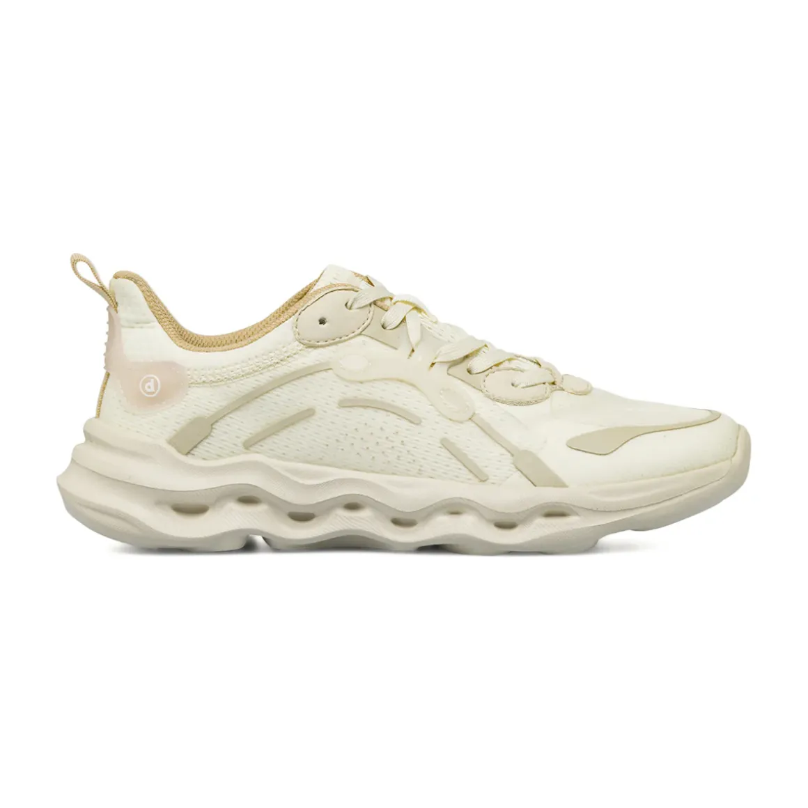 Sneakers da donna bianche con suola ammortizzata Dimensione Danza