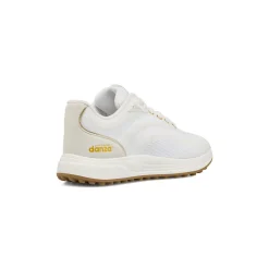 Sneakers da donna bianche con dettagli oro Dimensione Danza