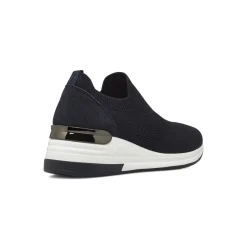 Sneakers da donna Blu slip-on con zeppa e dettaglio metal Lora Ferres
