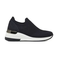Sneakers da donna Blu slip-on con zeppa e dettaglio metal Lora Ferres