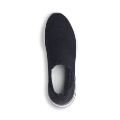 Sneakers da donna Blu slip-on con zeppa e dettaglio metal Lora Ferres