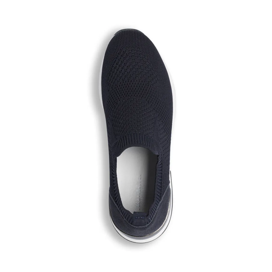 Sneakers da donna Blu slip-on con zeppa e dettaglio metal Lora Ferres