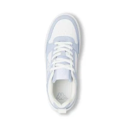 Sneakers da donna Kappa bicolore bianche con inserti azzurri