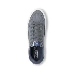 Sneakers da donna Kappa grigie in tessuto effetto denim glitter