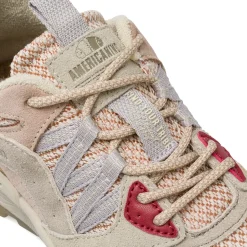 Sneakers da donna multicolore con inserti effetto suede Americanino