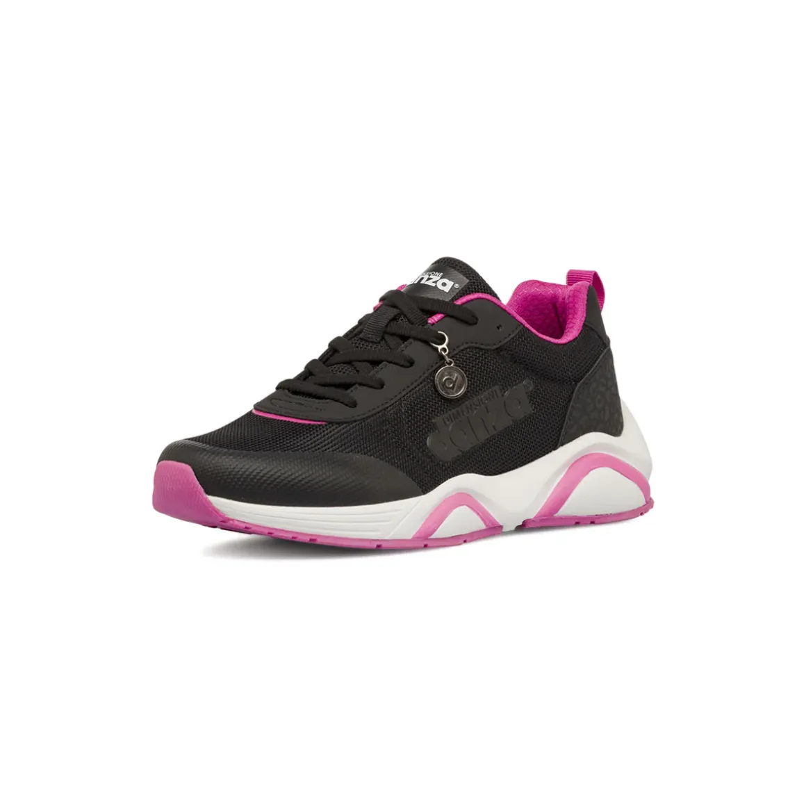 Sneakers da donna nere con dettagli fucsia Dimensione Danza