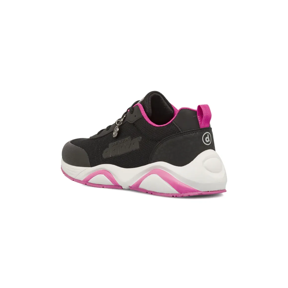 Sneakers da donna nere con dettagli fucsia Dimensione Danza