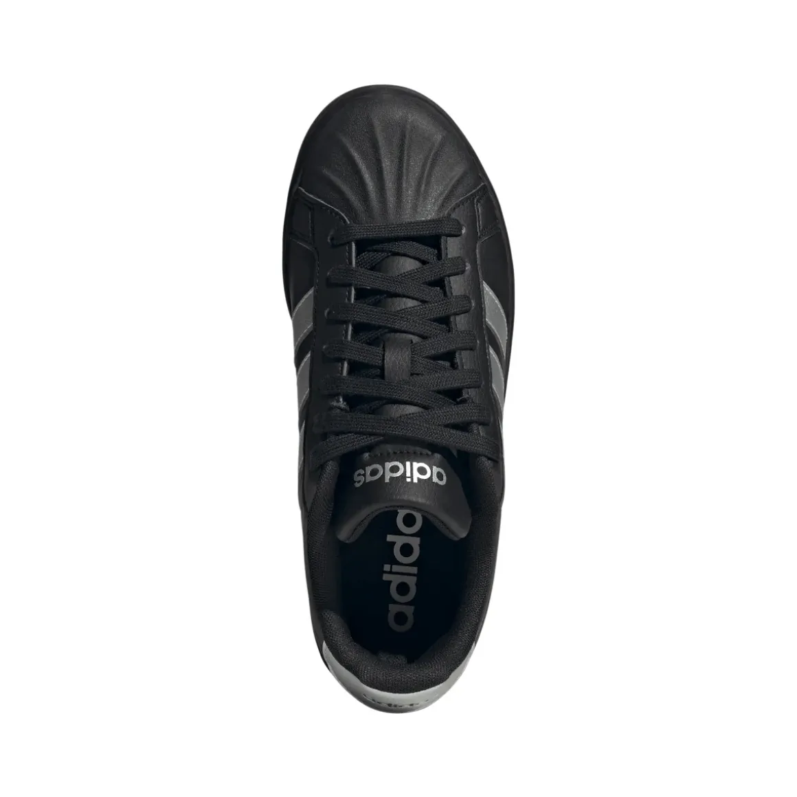 Sneakers da Donna nere con strisce laterali argento adidas STREETTALK