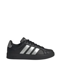 Sneakers da Donna nere con strisce laterali argento adidas STREETTALK