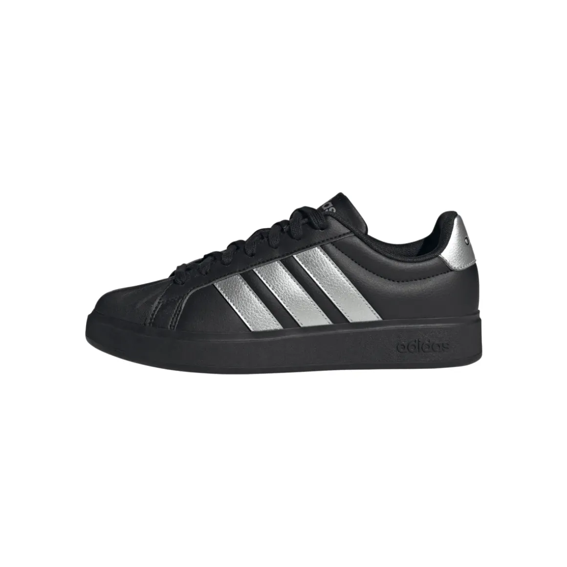 Sneakers da Donna nere con strisce laterali argento adidas STREETTALK