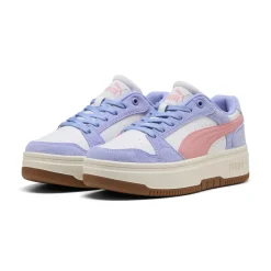 Sneakers da donna Puma Rebound lilla con dettagli effetto scamosciato