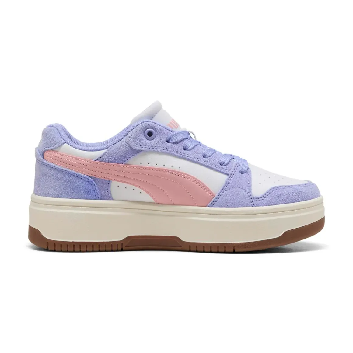 Sneakers da donna Puma Rebound lilla con dettagli effetto scamosciato