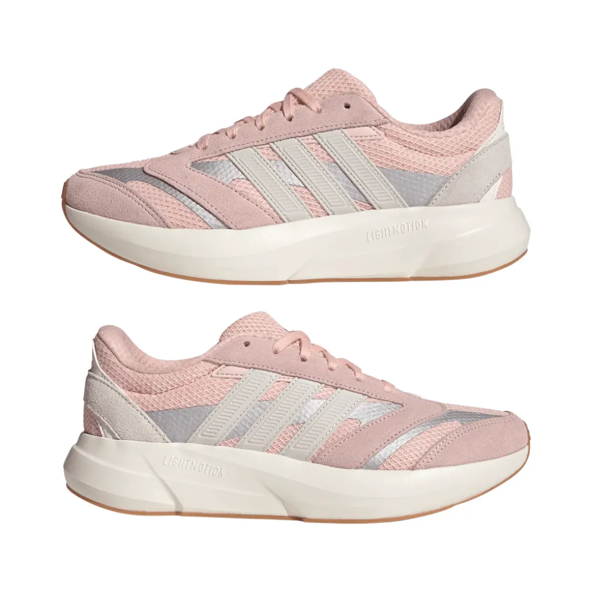 Sneakers da Donna rosa con inserti effetto suede adidas LIGHTSHIFT 2.0