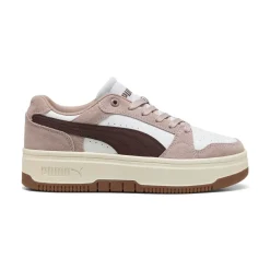 Sneakers da donna rosa Puma Rebound con dettagli effetto scamosciato