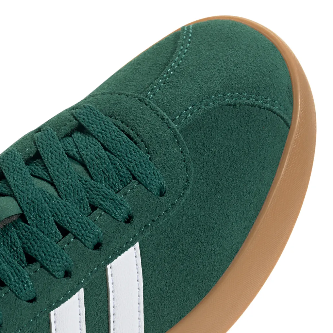 Sneakers da donna verde in pelle effetto scamosciato adidas VL Court 3.0