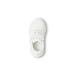 Sneakers da Primi Passi bambina Kappa bianche con strappo in velcro