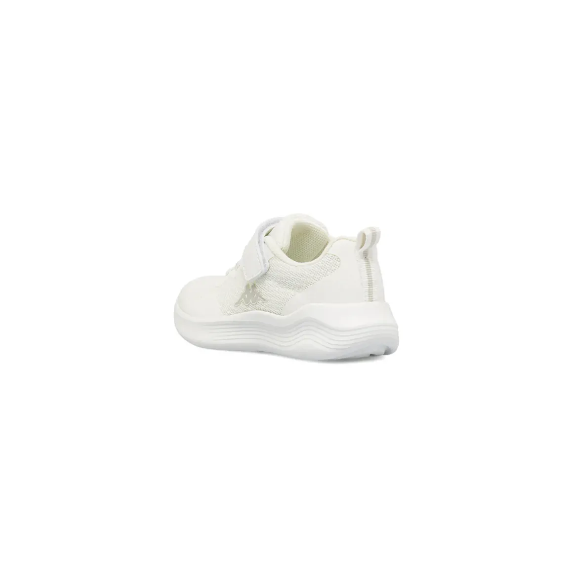 Sneakers da Primi Passi bambina Kappa bianche con strappo in velcro