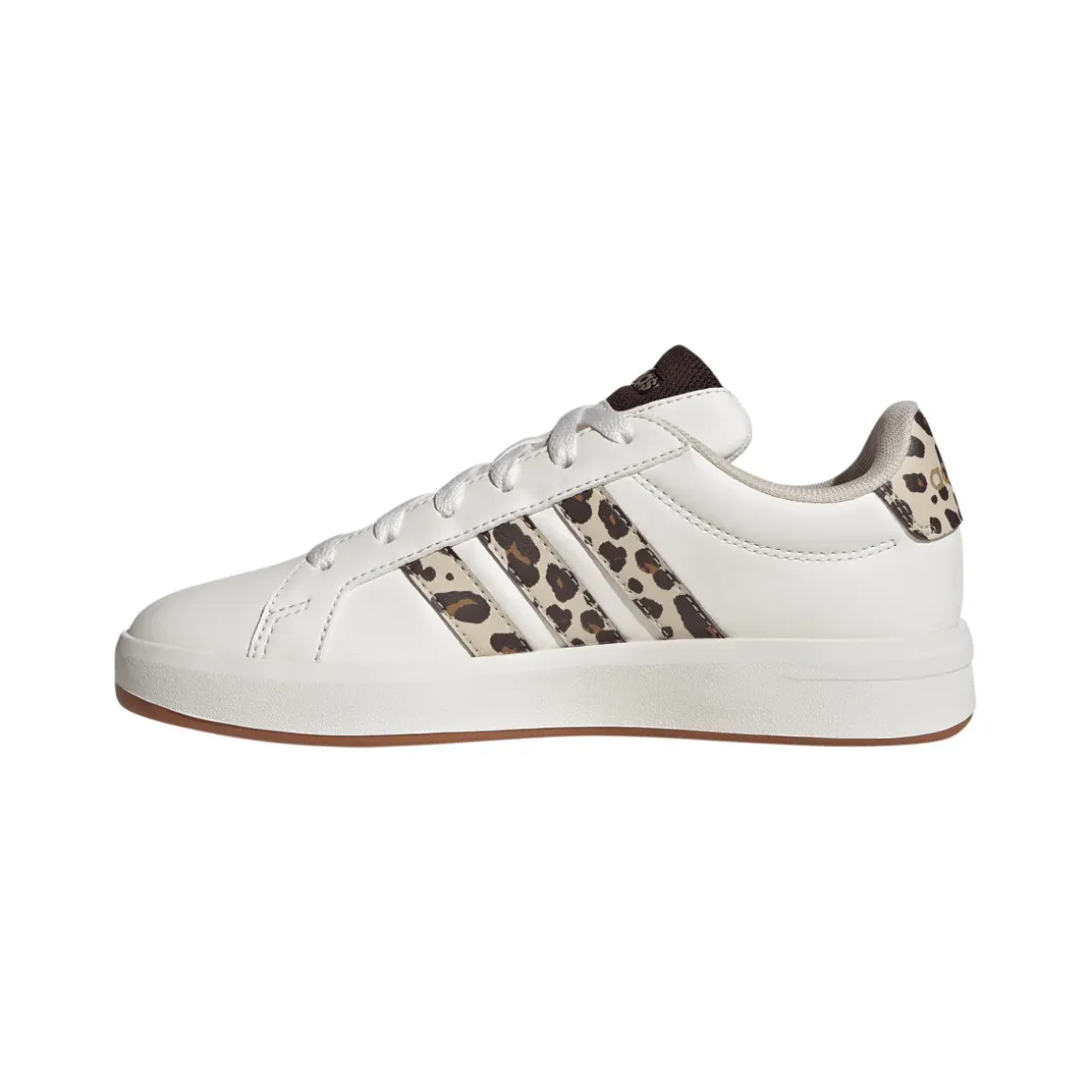 Sneakers da Ragazza adidas Grand Court 3.0 bianche e stampa animalier