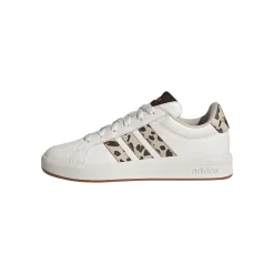 Sneakers da Ragazza adidas Grand Court 3.0 bianche e stampa animalier