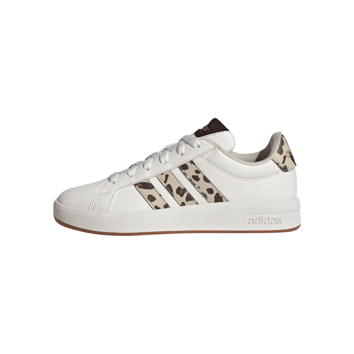 Sneakers da Ragazza adidas Grand Court 3.0 bianche e stampa animalier