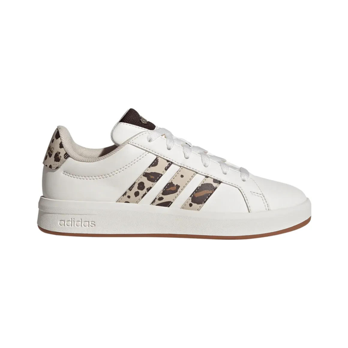 Sneakers da Ragazza adidas Grand Court 3.0 bianche e stampa animalier