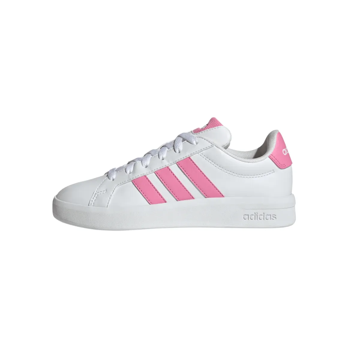Sneakers da ragazza bianche adidas Grand Court 3.0 con dettagli rosa