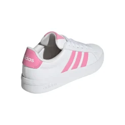 Sneakers da ragazza bianche adidas Grand Court 3.0 con dettagli rosa