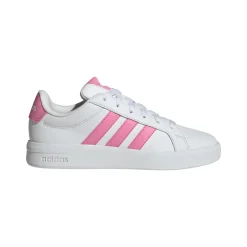 Sneakers da ragazza bianche adidas Grand Court 3.0 con dettagli rosa