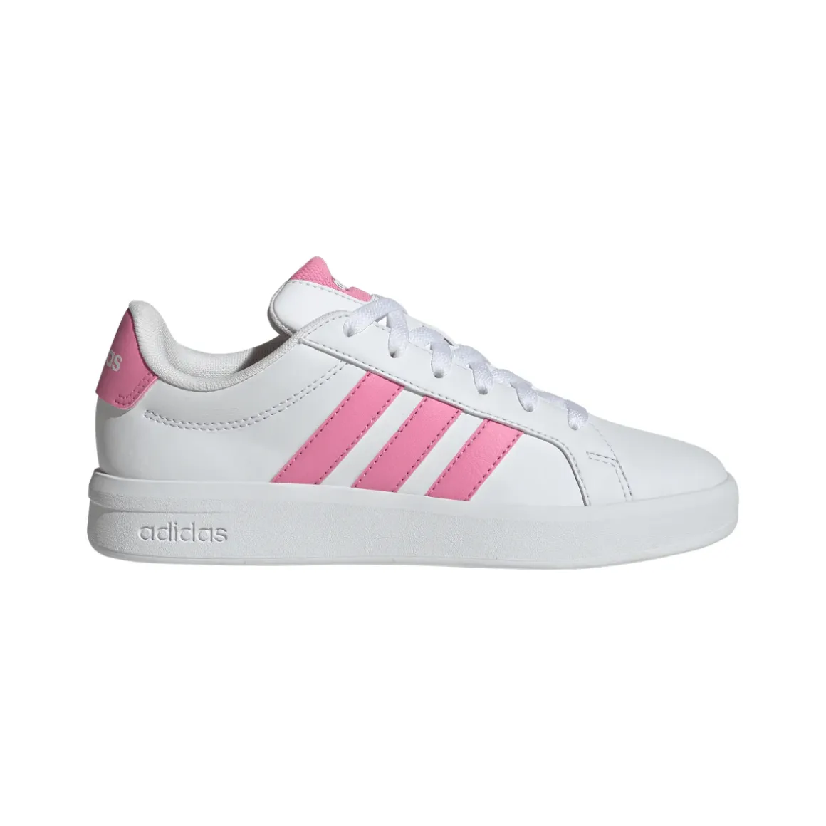 Sneakers da ragazza bianche adidas Grand Court 3.0 con dettagli rosa