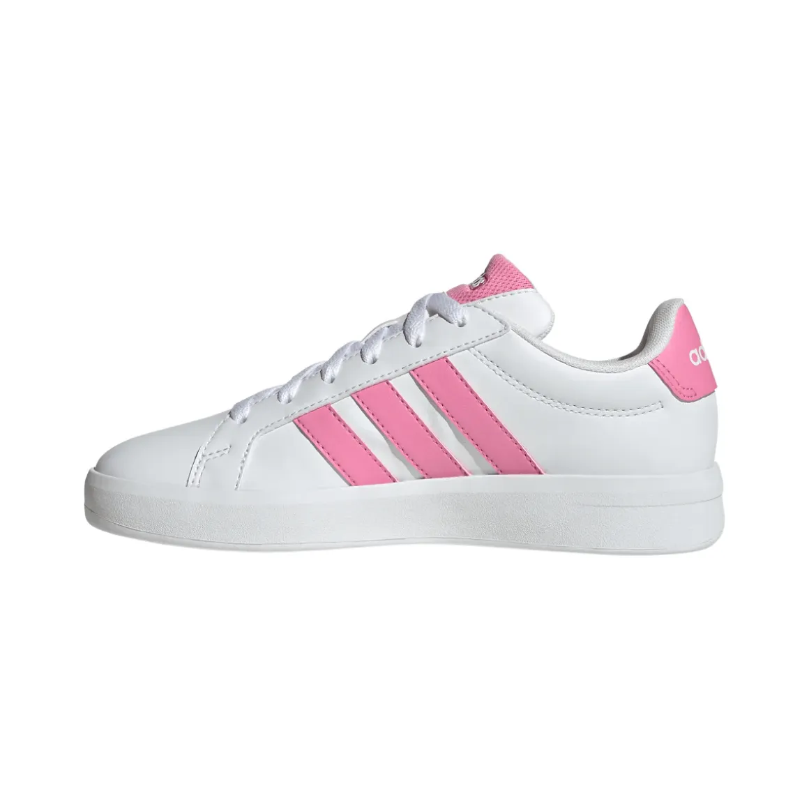 Sneakers da ragazza bianche adidas Grand Court 3.0 con dettagli rosa