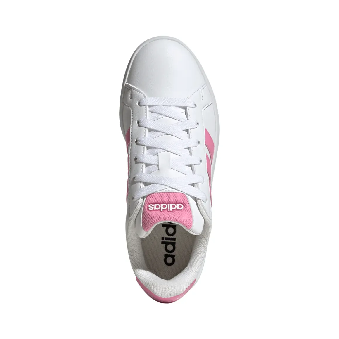 Sneakers da ragazza bianche adidas Grand Court 3.0 con dettagli rosa
