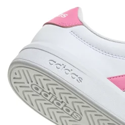 Sneakers da ragazza bianche adidas Grand Court 3.0 con dettagli rosa