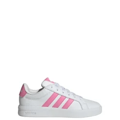 Sneakers da ragazza bianche adidas Grand Court 3.0 con dettagli rosa