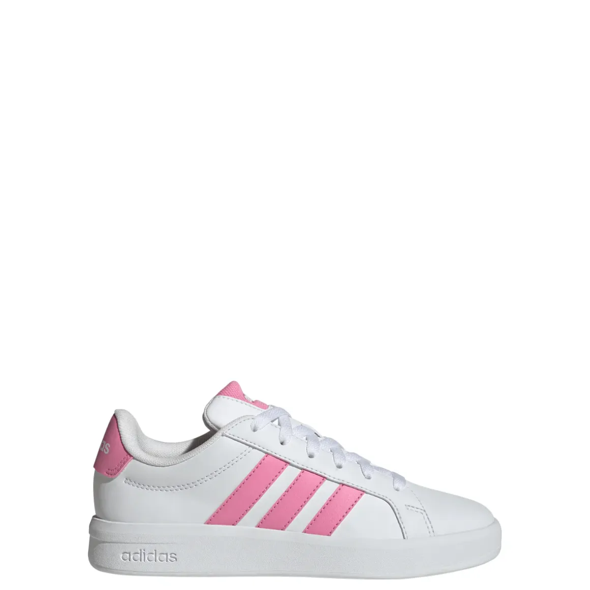Sneakers da ragazza bianche adidas Grand Court 3.0 con dettagli rosa