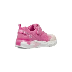 Sneakers da ragazza fucsia con strappo e luci Dimensione Danza