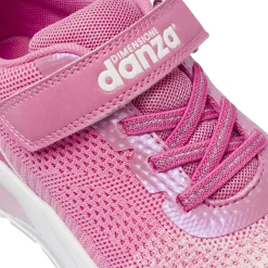 Sneakers da ragazza fucsia con strappo e luci Dimensione Danza
