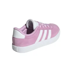 Sneakers da Ragazza rosa effetto scamosciato adidas VL COURT 3.0