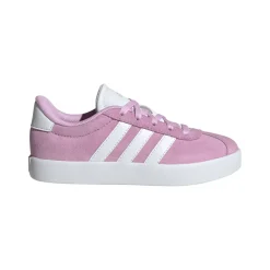 Sneakers da Ragazza rosa effetto scamosciato adidas VL COURT 3.0