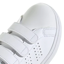 Sneakers da ragazzo bianche con dettagli verdi Advantage Base 2.0 adidas