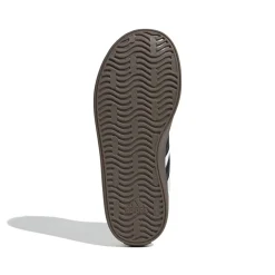 Sneakers da ragazzo bianche e nere con logo adidas VL Court 3.0