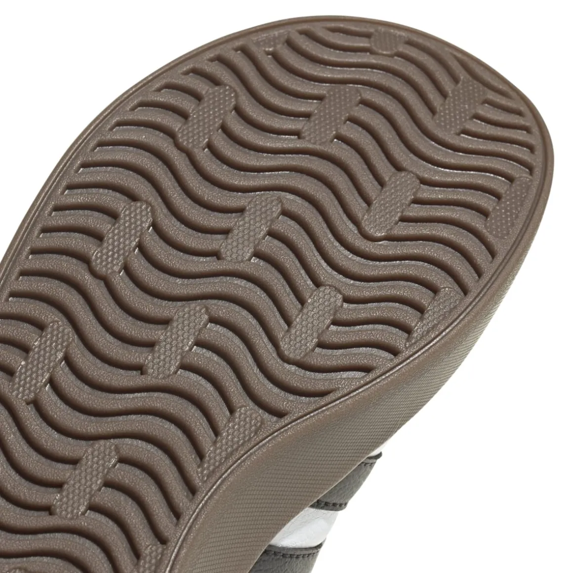 Sneakers da ragazzo bianche e nere con logo adidas VL Court 3.0