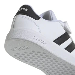 Sneakers da ragazzo bianche e nere adidas Grand Court 2.0