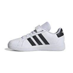 Sneakers da ragazzo bianche e nere adidas Grand Court 2.0