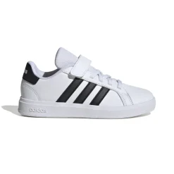 Sneakers da ragazzo bianche e nere adidas Grand Court 2.0