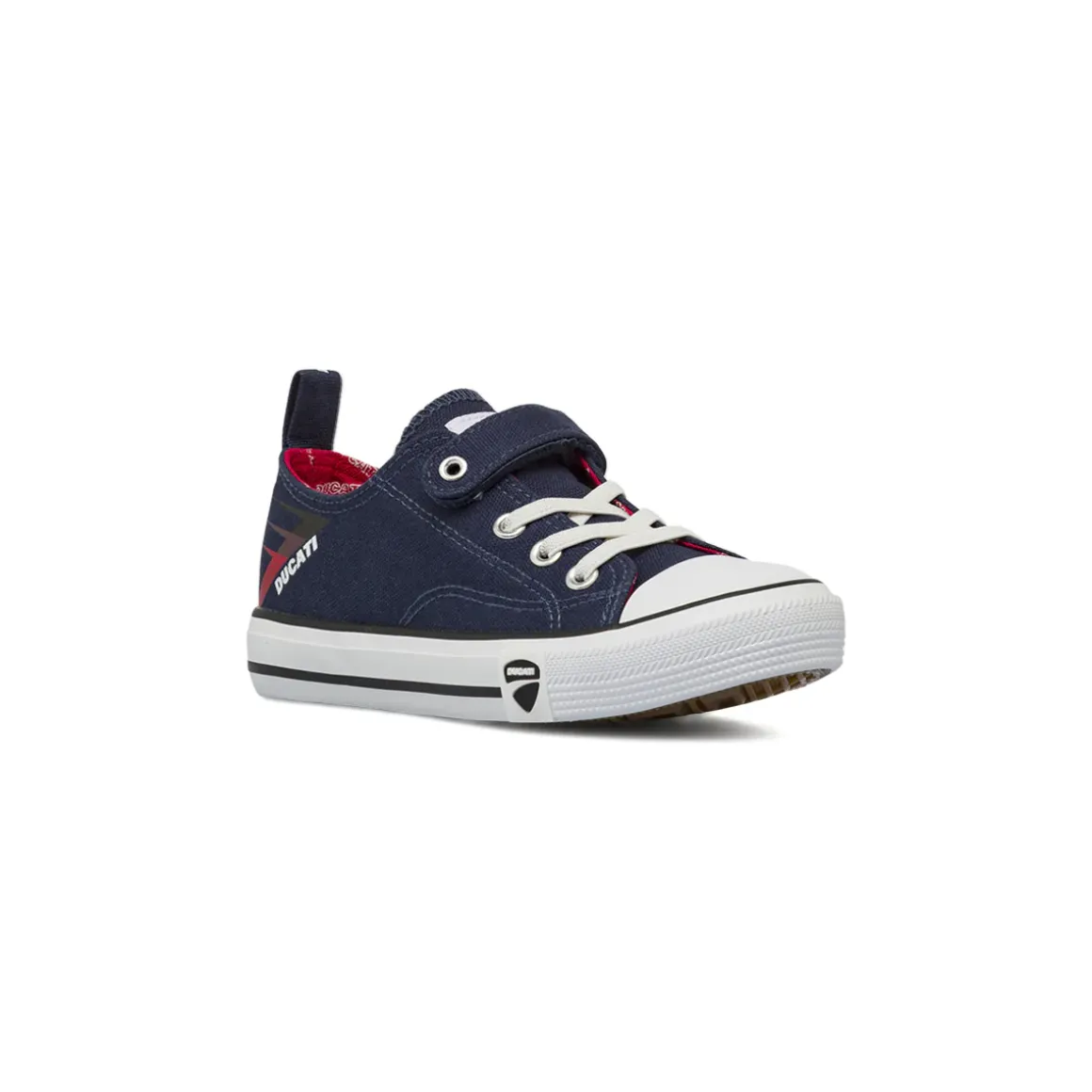 Sneakers da Ragazzo blu con dettagli rossi Ducati