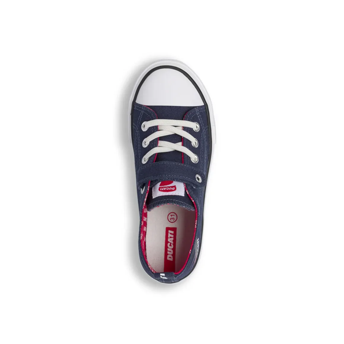 Sneakers da Ragazzo blu con dettagli rossi Ducati