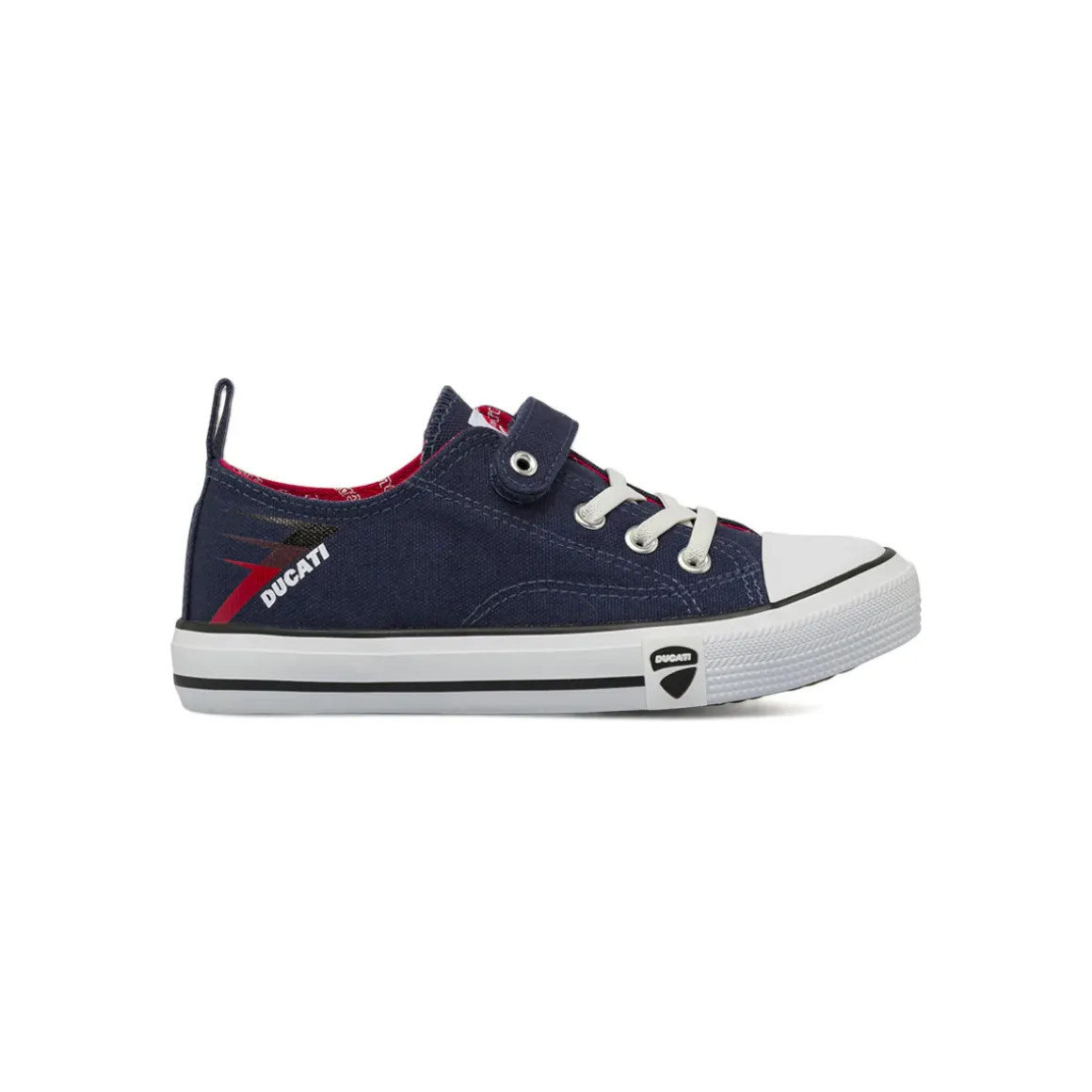 Sneakers da Ragazzo blu con dettagli rossi Ducati