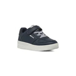 Sneakers da Ragazzo blu Gas con chiusura in velcro e dettagli bianchi