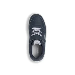 Sneakers da Ragazzo blu Gas con chiusura in velcro e dettagli bianchi