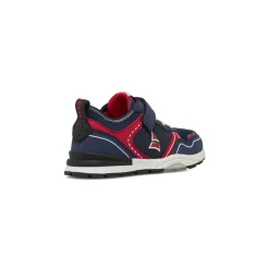 Sneakers da Ragazzo blu Navigare con dettagli rossi e lacci bianchi